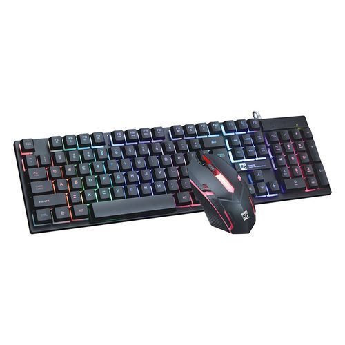 Clavier Souris Gaming FR/AR -1909 - Avec rétro-éclairage 